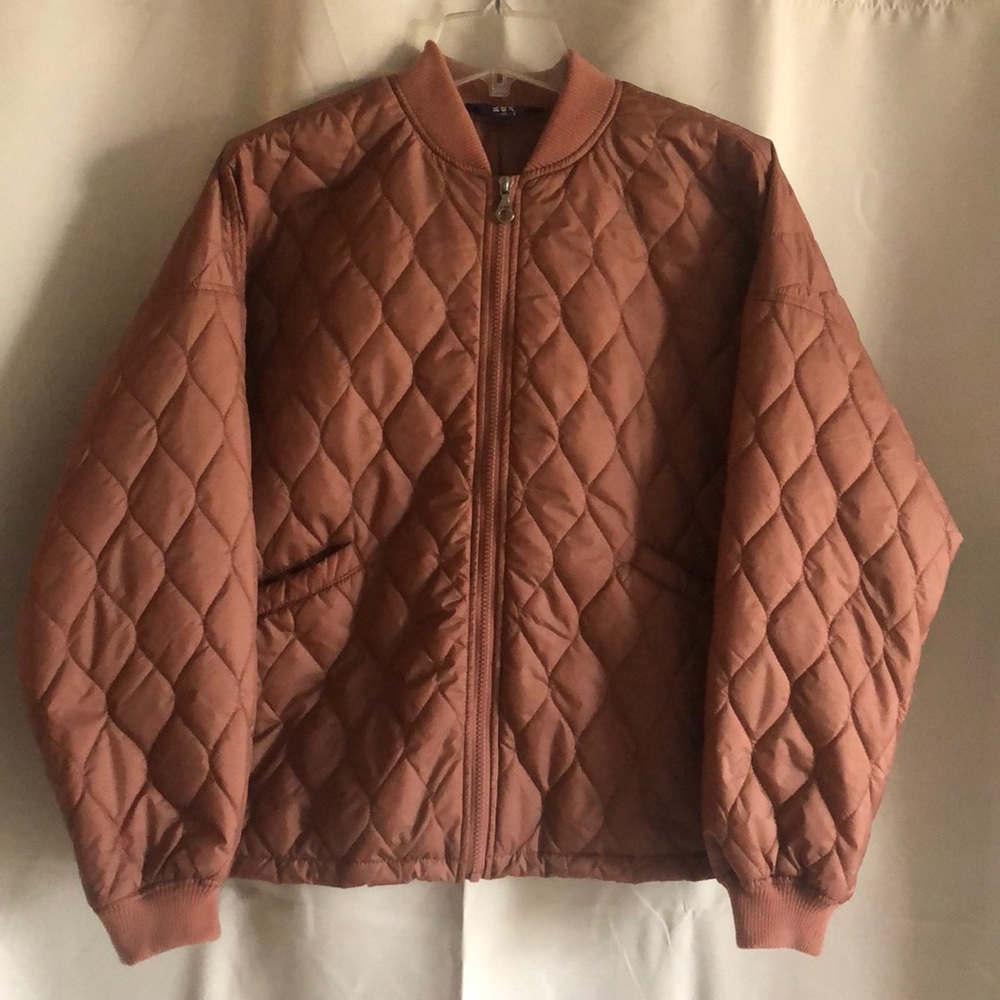 Joy Lab Quilted Bomber Jacket